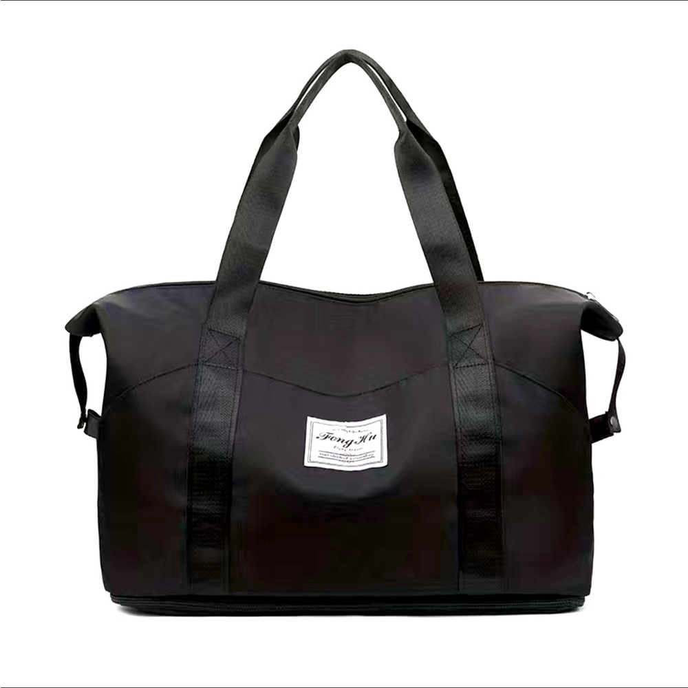 Foldable Totebag, Large Capacity. Has extendable bottom for extra storage.